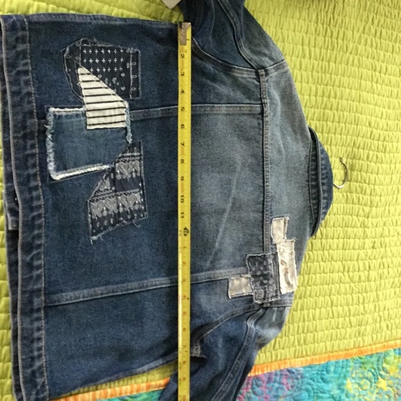 DRIFTWOOD Patchwork Denim Jacket NWT - Picture 7 of 8